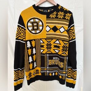 NHL Boston Bruins Graphic Knit Sweater